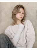 似合わせカット イメチェン ハイトーン くびれヘア