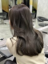 シティ(CITY) オリーブグレージュカラー ブリーチ無しダブルカラー