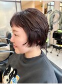 20代30代40代大人かわいい小顔ショートシースルー前髪くびれヘア