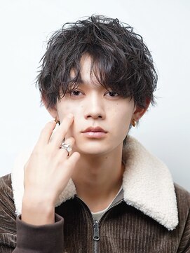 アルファ 新宿(alpha) 【alpha 新宿】マッシュ×シャドウパーマ