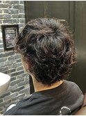 スペインカール/スパイキーショート/ブルーブラック/御徒町