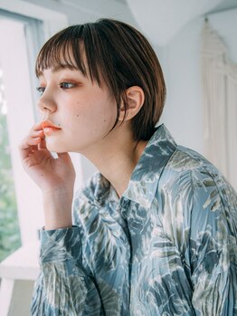 フローラビューティーヘアー(Flora Beauty Hair)の写真/【岡山】《カット＋オーガニックカラー¥4500》オーガニックカラー◎この夏はコスパ良くキレイに♪