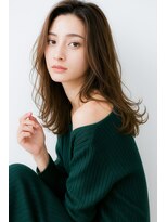 アンルポン 梅田(un le pont) 【アンルポン梅田】クセ毛風カール先細レイヤー