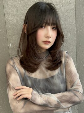 レーヴバイロンド 仙台(Reve by Lond) 韓国風顔まわりレイヤーカットデジタルパーマ髪質改善仙台学割