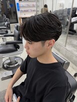 【Lond LOGAN亀井】名古屋メンズパーマ　ツイストスパイラル眉毛