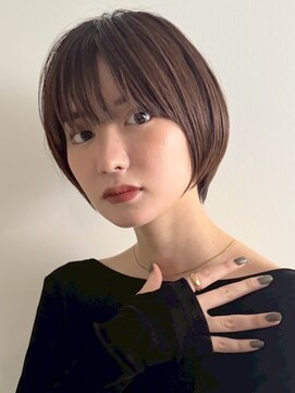 ソワネ 表参道(soigne) 表参道白髪ぼかし上質ナチュラルショートアッシュベージュ40代