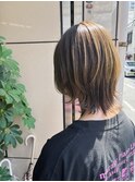 セミウルフ カーキベージュ