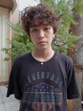 メンズ シイ(MEN’S SIE) カーリーパーマ×ウルフスタイル