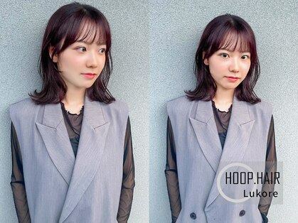 フープヘアールコレ(HOOP.HAIR Lukore)の写真