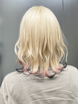 ワンスタイル(One style) 【ケアブリーチ2回】ハイトーンカラー＋髪質改善トリートメント