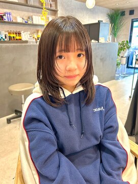 顔周りレイヤー/レイヤーカット