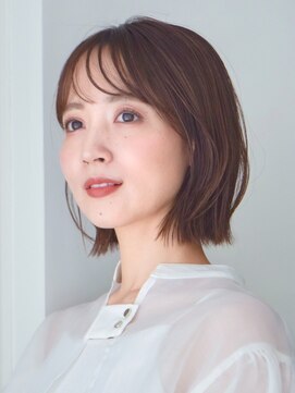 ガーデンヨコハマエスト(GARDEN YOKOHAMA est) 外ハネボブ　レイヤー　美髪　イメチェン　前髪　20代30代40代