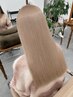 【藤井指名限定】カット＋ブリーチ（２回）＋カラー＋ブリーチ専用TR