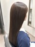 レディースカット＋髪質改善ストレート又縮毛矯正￥11500