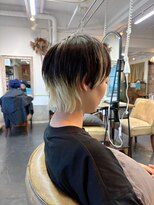 ポタム 東中野(potamu)&nbsp;ショートウルフにインナーカラー