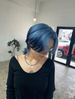 スーパーシーン(SUPER SCENE)&nbsp;ハッシュカット/グレージュ/ツートンカラー/宜野湾