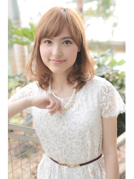 ラ ブレス あべのキューズ(LaBless) 耳かけほつれウェーブ簡単スタイリングふわミディ