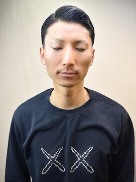 ヘアスタジオヘーフリヒ(HAIR STUDIO HoFLICH) ☆ツーブロック/20代髪型 男性/グリーススタイル☆