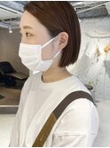【三ツ井純】耳かけ 重め平行ボブ 簡単スタイリング 20代30代