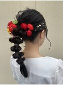 成人式ヘアセット☆