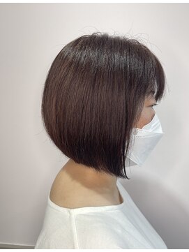 リーオオサカ(Lee Osaka) 【Lee大阪店】骨格カバー☆ワンレン丸みボブ/新出奈津樹