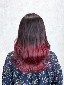 デミヘアー(Demi hair) グラデーションカラー×ピンクバイオレットカラー