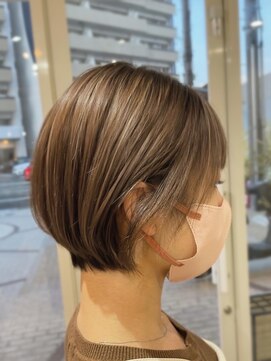 アエル キセラ川西(aeru) 丸みショートボブヘア！！