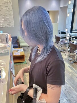 クリアーオブヘアー 本山店(CLEAR of hair) 2～3bleach～　ice blue