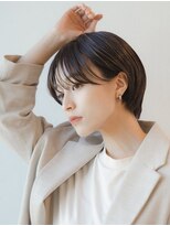 テュケー(TYCHE)&nbsp;大人可愛い耳掛けショート/20代/30代/40代/50代/シースルー前髪