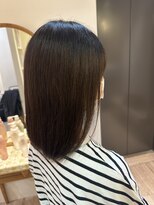 アンド ラ ブランシュ(&.La Blanche)&nbsp;前髪カタログ/ピンクベージュ/インナーグレージュ/マチルダボブ