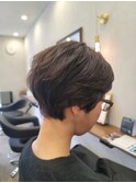 大人ナチュラルショートボブ