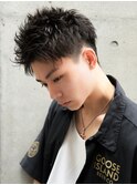 アッシュブラックでベリーショート^^ mizuno