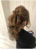 高めポニーテール