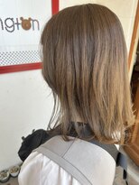 パディントン(Paddington)&nbsp;最適明度☆ベージュスタイル☆結ぶならこの長さがちょうど良い！