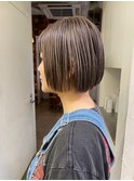 ショコラブラウン/切りっぱなしボブ