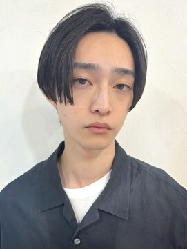 リコバイアフロート(riko by afloat) ダウンパーマ/センターパート/ショート[メンズカット竹田]