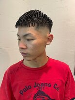 ビーバイエイトジェンツ(Bee by EIGHT GENTS)&nbsp;カルマパーマ/ベリーショート/ダークアッシュ/ニュアンスパーマ