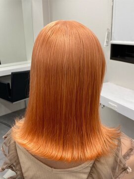 ベレーザ 渋谷(BELEZA) 10169秋色オレンジベージュレイヤーパーマウルフロングレイヤー