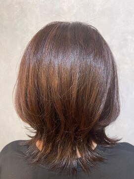 ウィスプ 赤羽店(wisp) ボブルフ×艶感秋カラー ココアブラウン/マロンベージュ#2