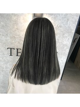 マルフェ 天王寺(marfe) 透明感カラー　ハイライトグレージュケアブリーチ