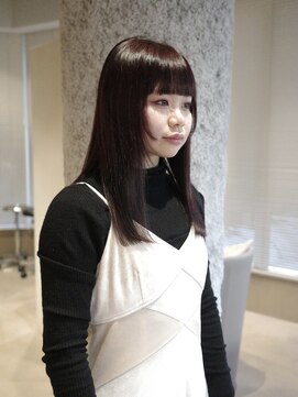 ネロ フタコタマガワ(NERO FUTAKOTAMAGAWA) 【清水夏生】深めレッド×ブリーチ無し