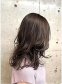 大人ミディ/レイヤーカット/ブラウンベージュ[下北沢/下北沢駅]