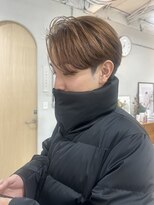 ヘアー アイス カンナ(HAIR ICI Canna)&nbsp;20代30代メンズセンターパート清潔感ニュアンスパーマ【清水】