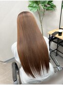髪質改善美髪ストレート ロング