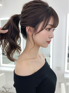 エル 新小岩(elu) 美髪/ワイドバング/レイヤーカット/くすみベージュ/新小岩駅