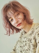 ノイカーム(noi Calm) 髪質改善トリートメントミルクティーベージュカラーくびれヘア