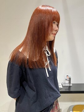 クリアーオブヘアー 栄南店(CLEAR of hair) オレンジカラー | イシイ