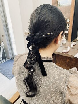 高盛　優芽香【タイトウェーブアレンジ×ローポニー】