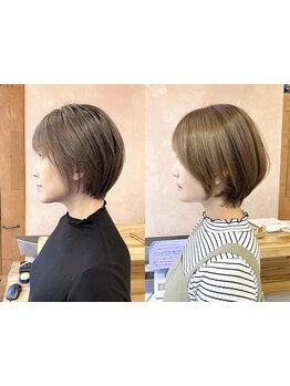 グレイカラーでもオシャレを忘れない♪【MOPS】で脱白髪染め◎[白髪染め/白髪ぼかし/ハイライト]