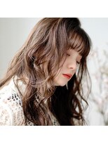 モンド ヘアクリエーション 下荒田店(monde hair creation)&nbsp;【monde】マロンベージュ×ラフウェーブ